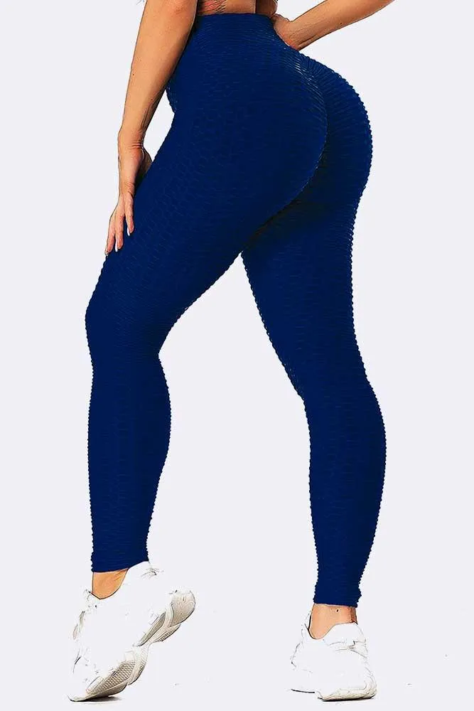 Honeycomb High Waist Textured Legging