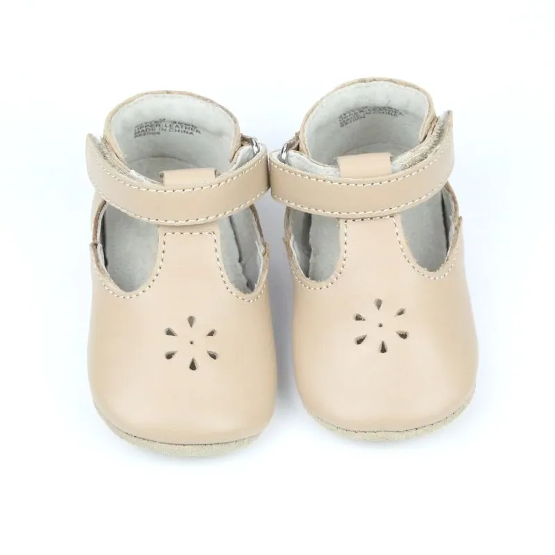 Infant Girls Lisette Napa Leather Mary Jane Crib Shoe