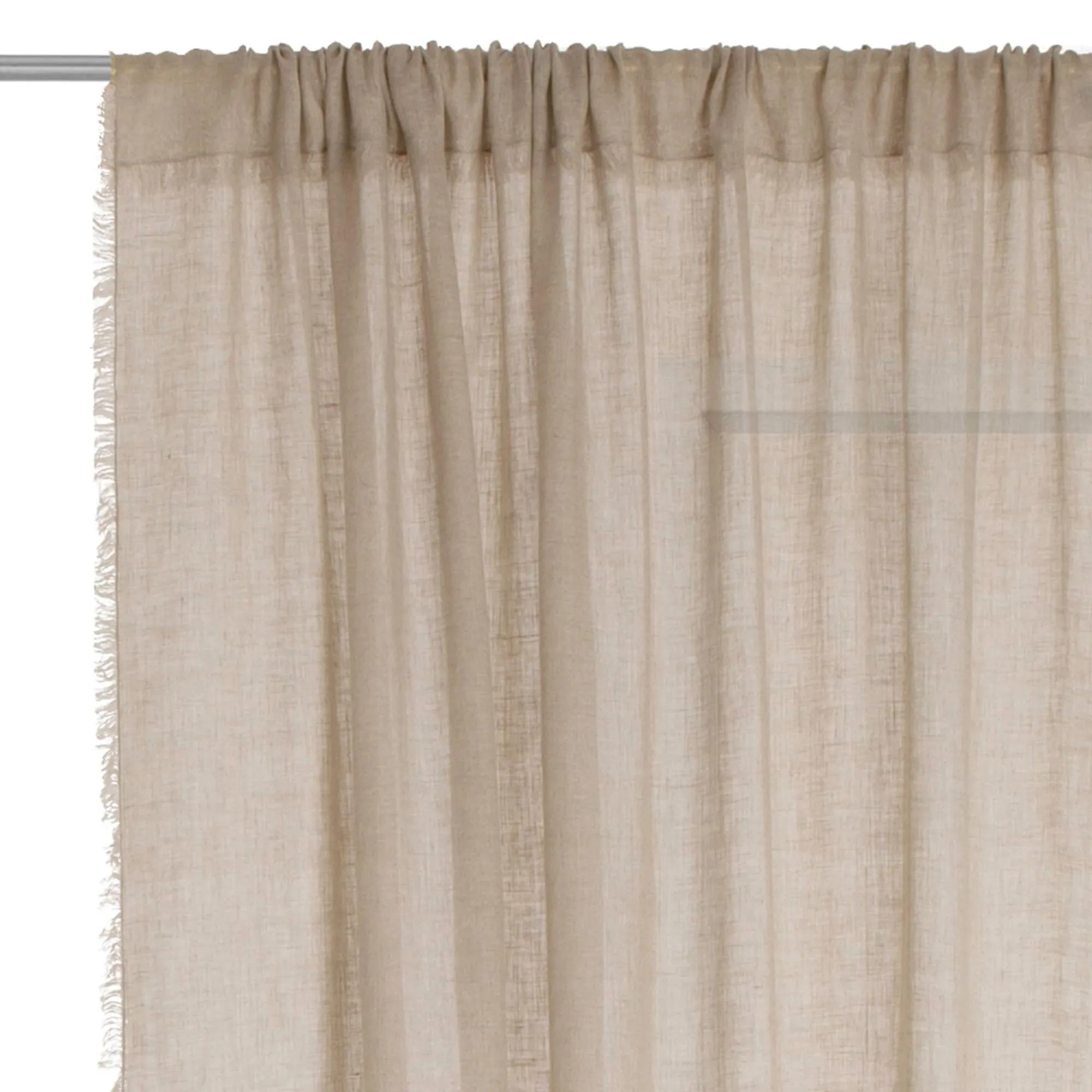 Kiruna Linen Curtain Set [Natural]