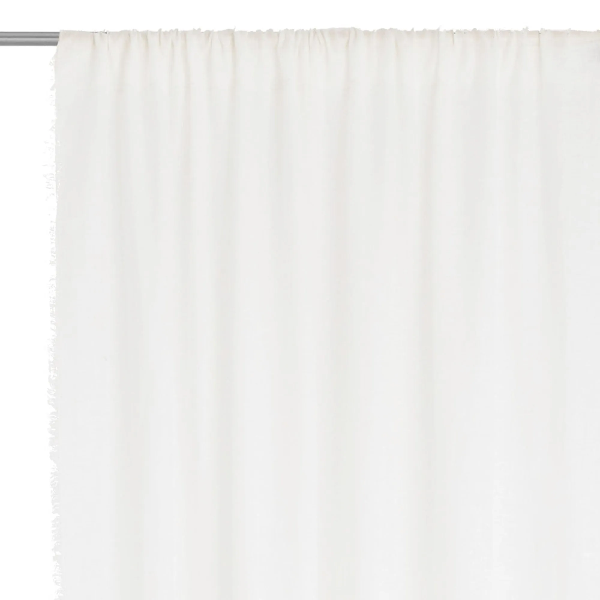 Kiruna Linen Curtain Set [White]