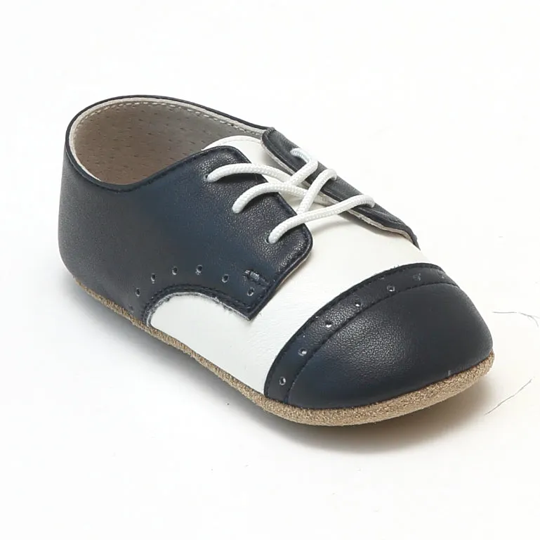 L'Amour Infant Bentley Saddle Derby Crib Shoe