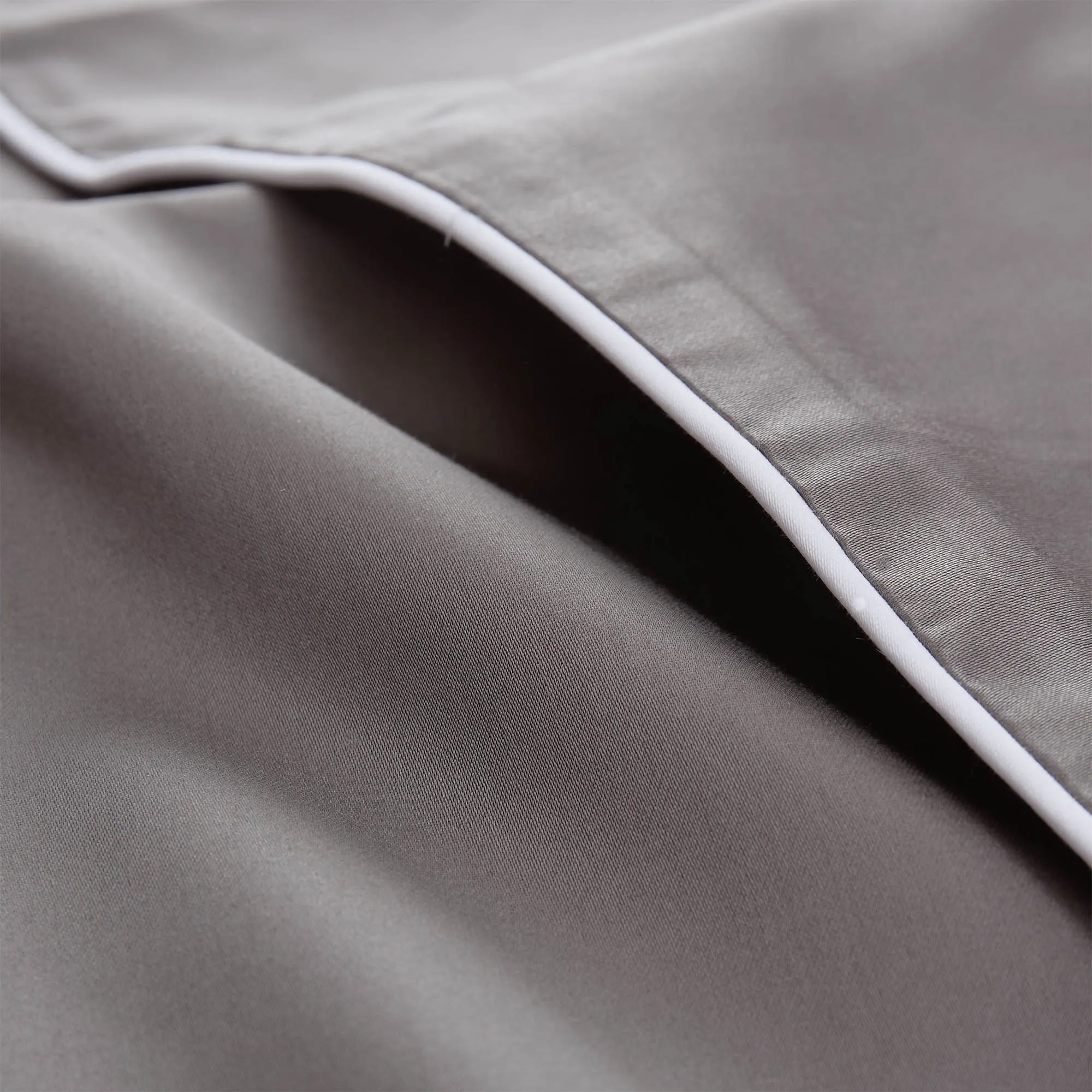 Lanton Pillowcase [Grey/White]