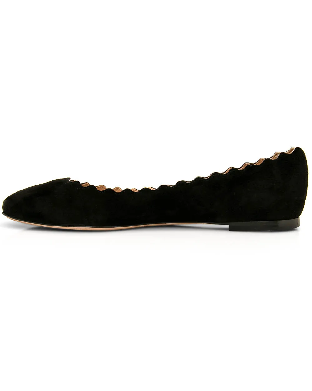 Lauren Ballet Flat in Black