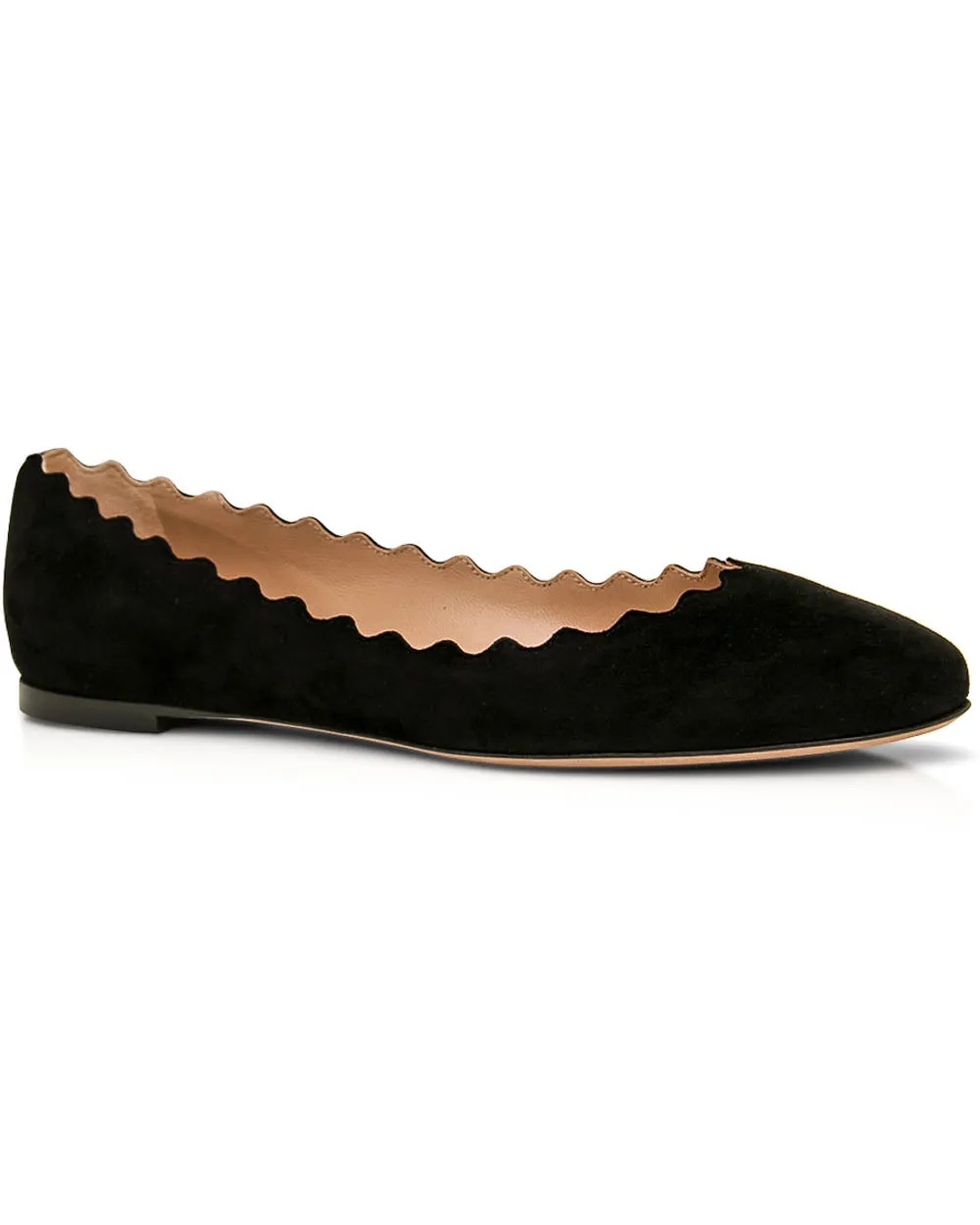 Lauren Ballet Flat in Black