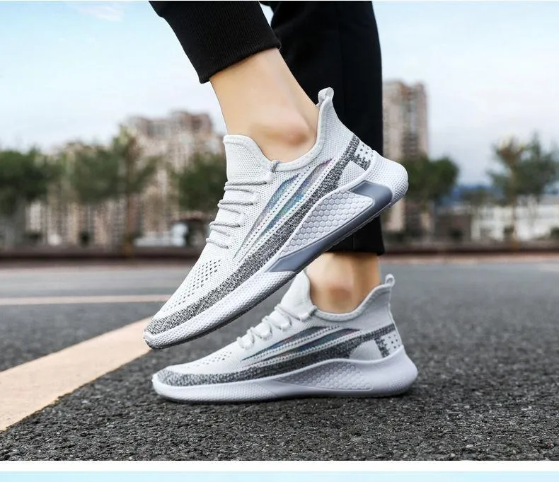 🔥Limited Time Offer 49% OFF🔥New Men's Flyknit Breathable High Elastic Casual  Sports Shoes