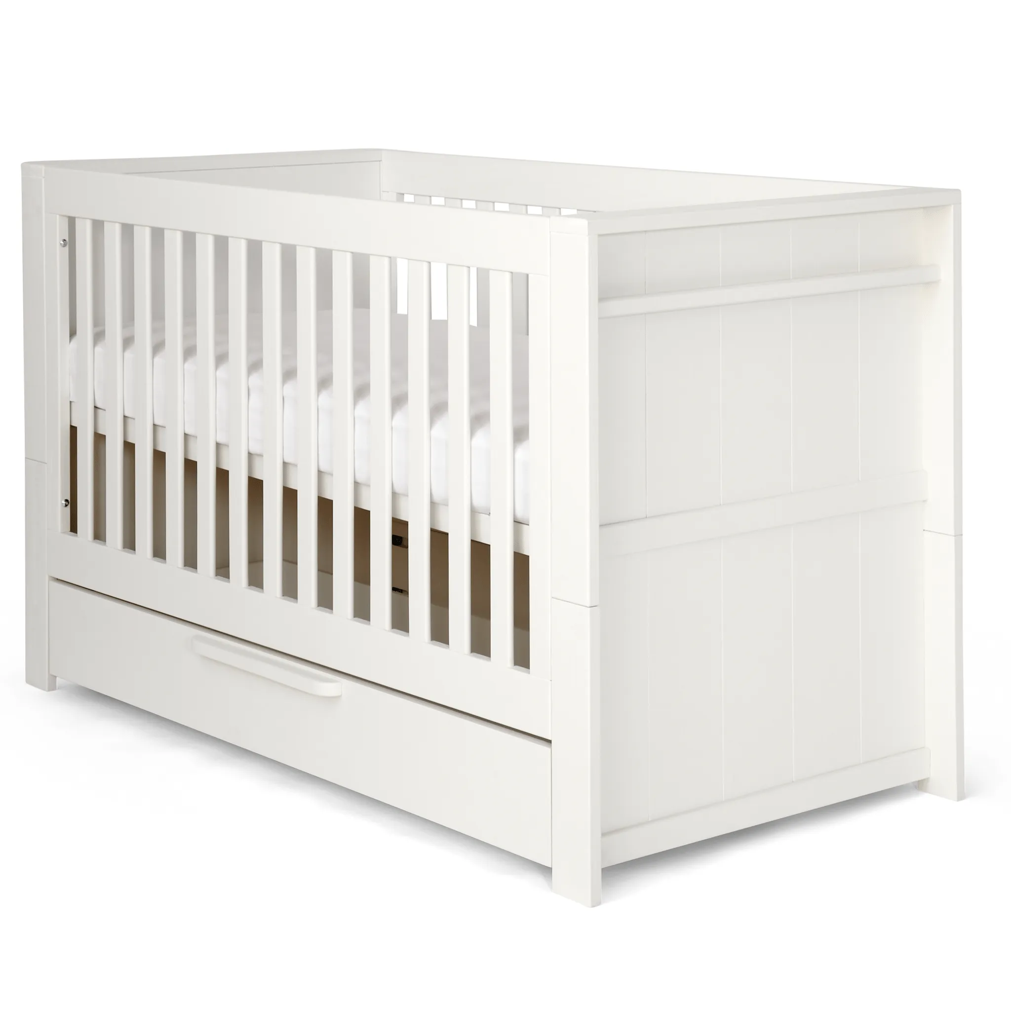 Mamas & Papas Franklin 3 Piece Cotbed Range White Wash