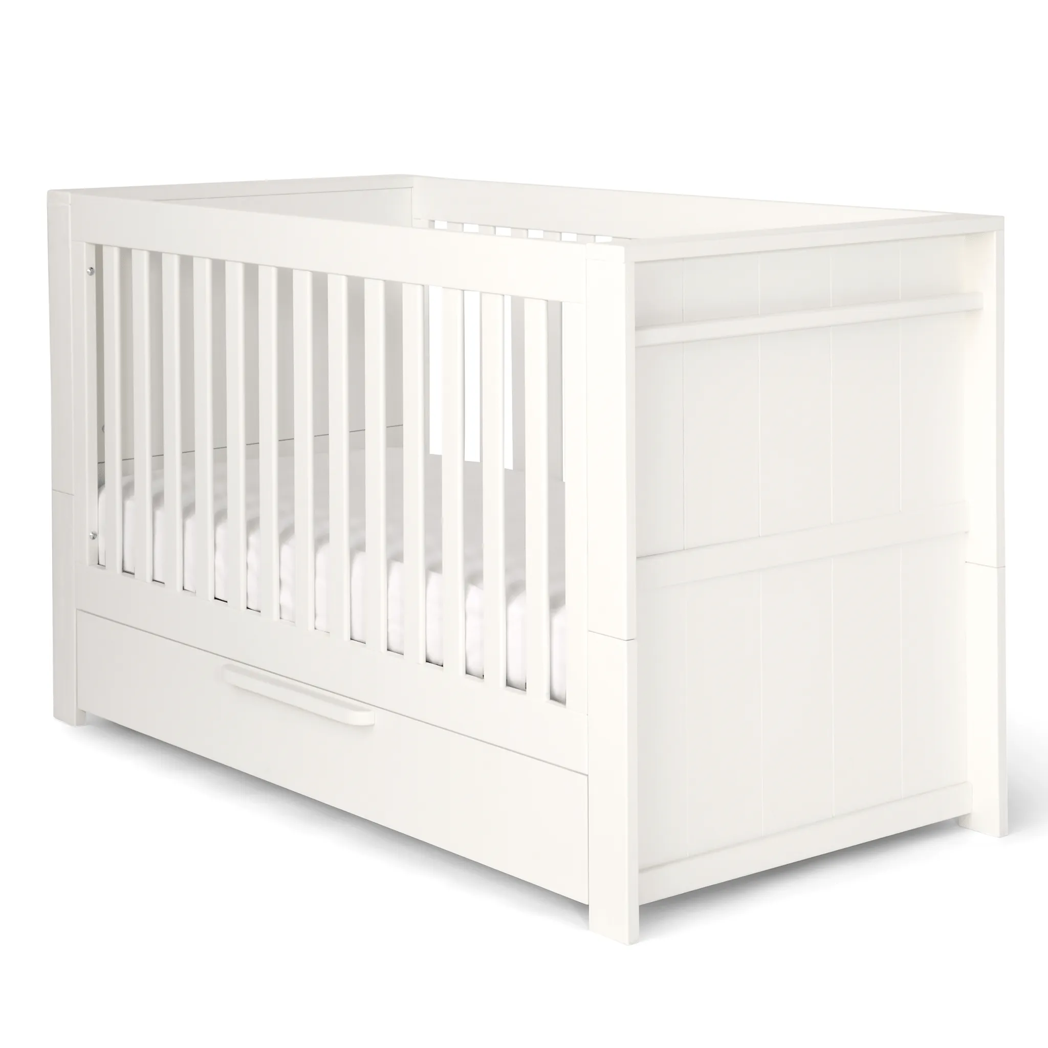 Mamas & Papas Franklin 3 Piece Cotbed Range White Wash