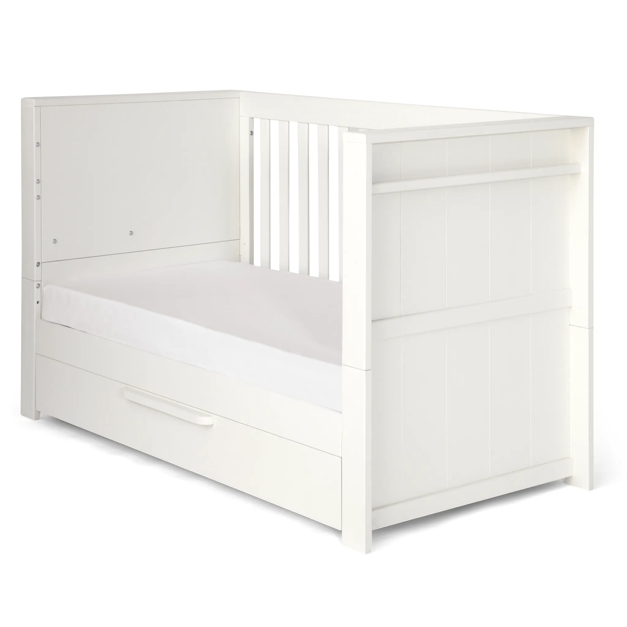 Mamas & Papas Franklin 3 Piece Cotbed Range White Wash