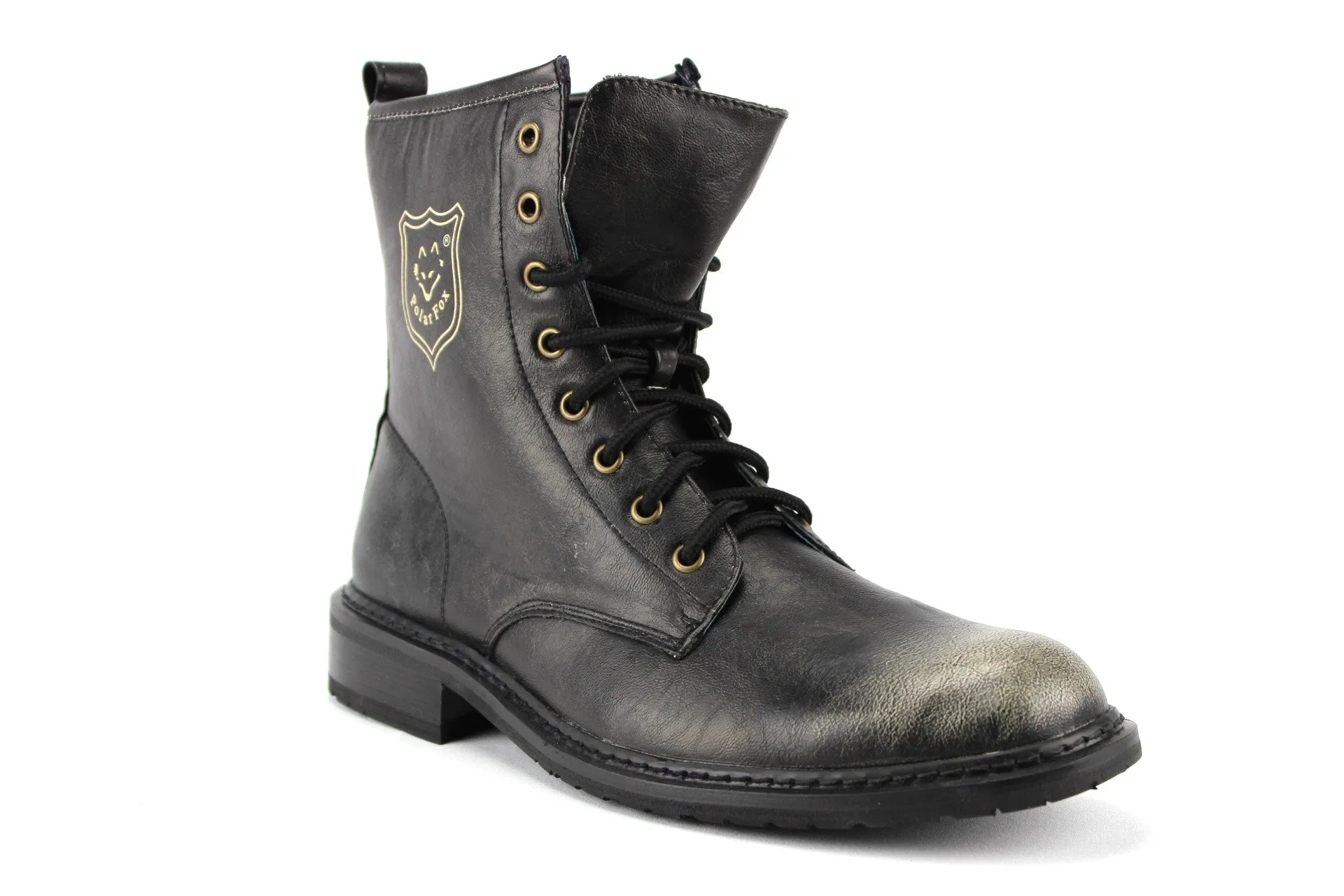 Men's 919674 Tall Ankle High Military Combat Fashion Dress Boots