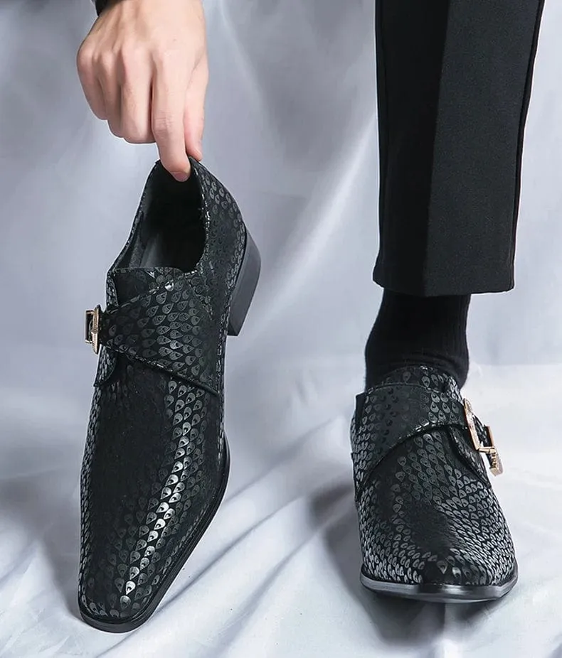 Men's Chelsea Dress Shoes: Slip-On Party Loafers for Formal Events and Weddings