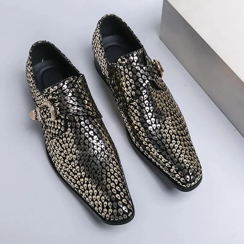 Men's Chelsea Dress Shoes: Slip-On Party Loafers for Formal Events and Weddings