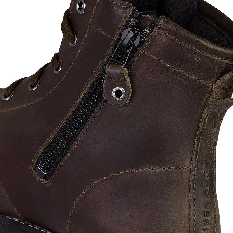 MEN'S RAKE WATERPROOF BIKER BOOTS BROWN