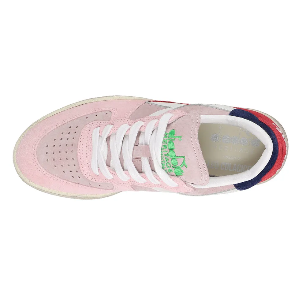 Mi Basket Low Lampone Italia Lace Up Sneakers