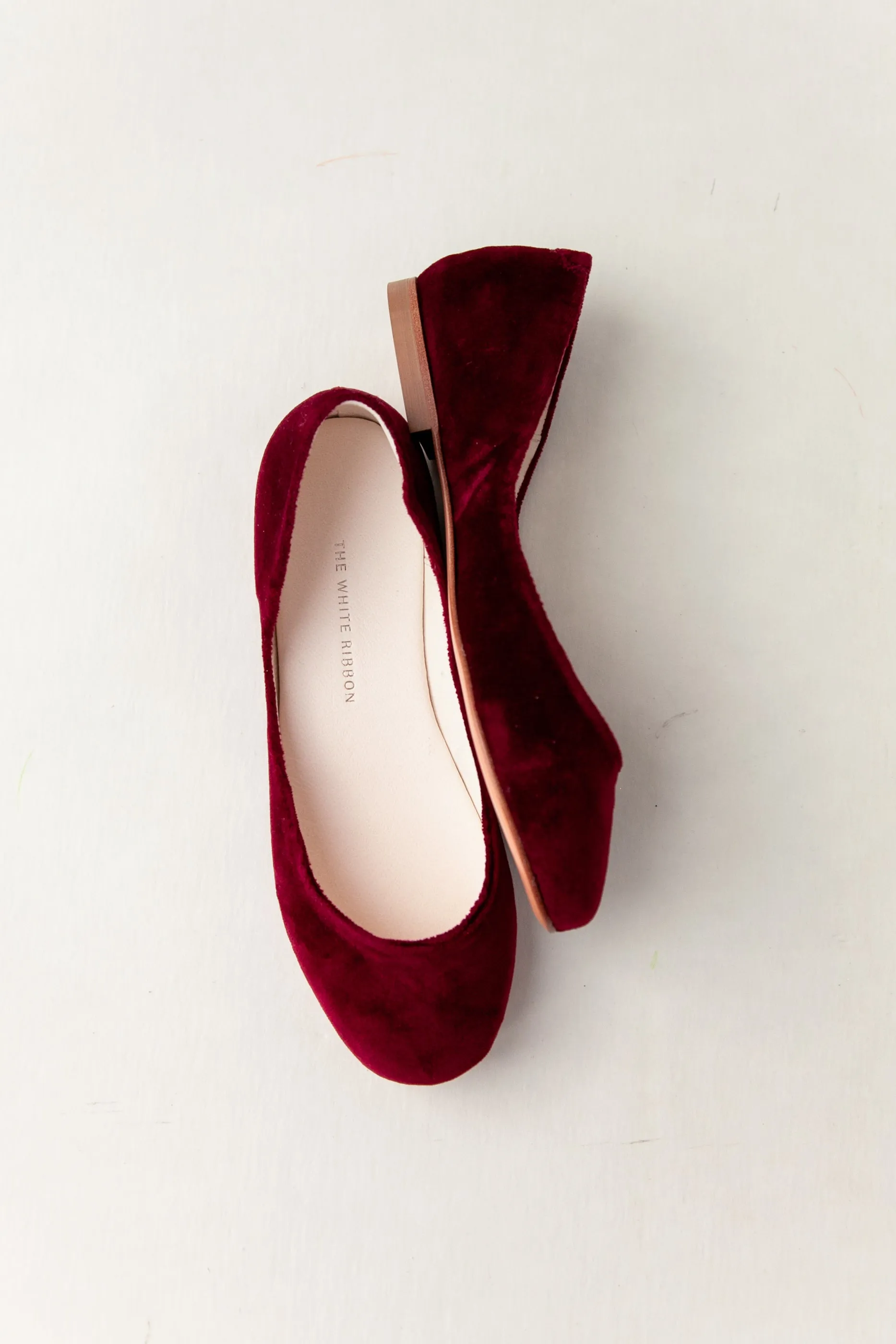 MILA BALLET FLATS – Bordeaux Velvet