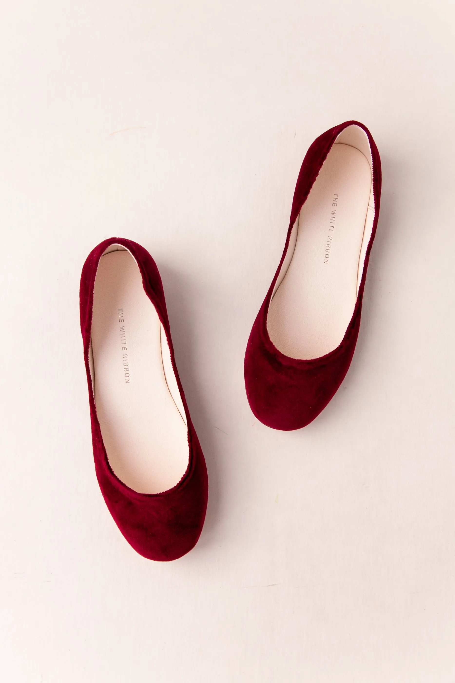 MILA BALLET FLATS – Bordeaux Velvet