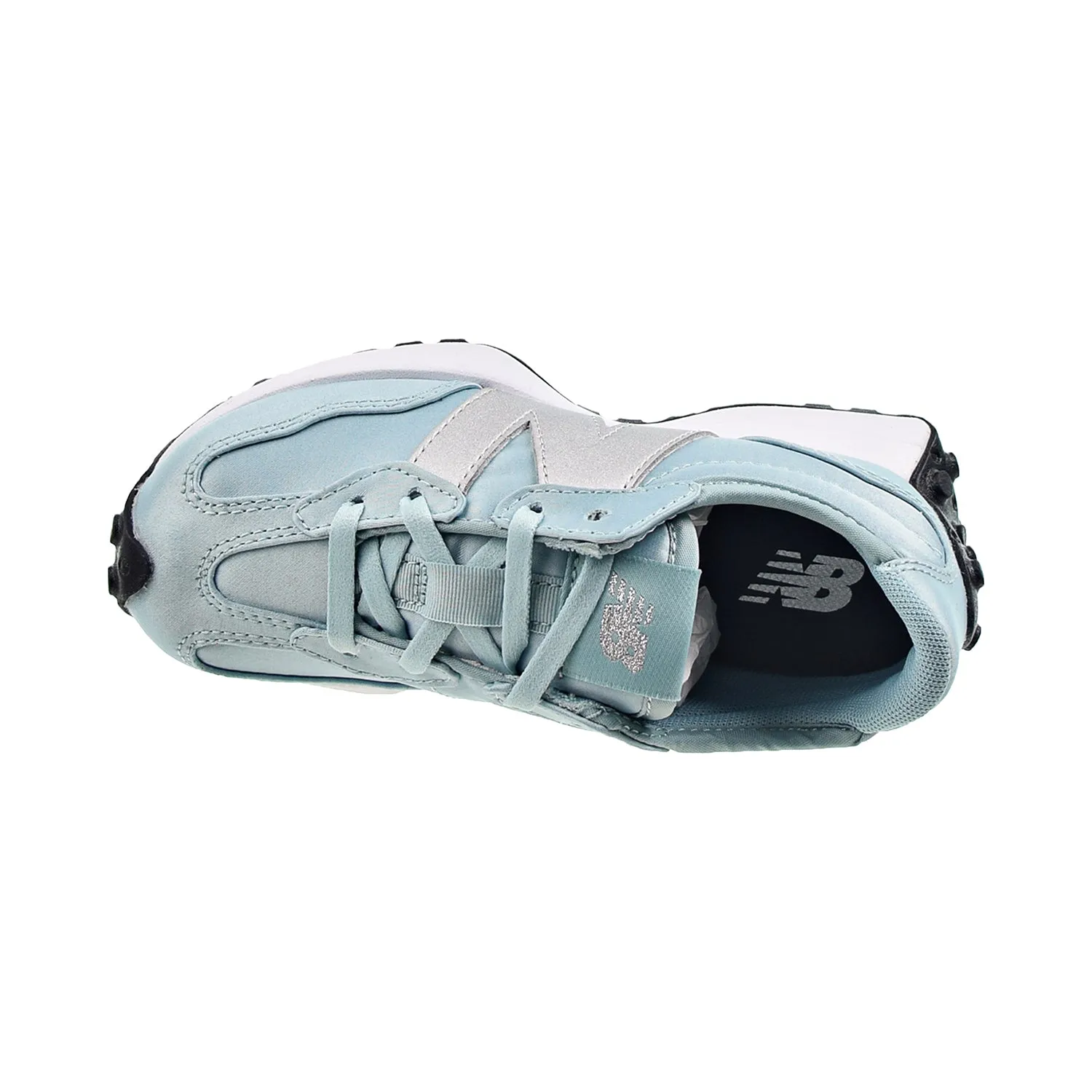 New Balance 327 Little Kids' Shoes Teal Blue-Silver