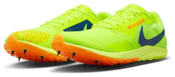 Nike Rival XC 6 Yellow Blue Orange Men's Track & Field Shoes