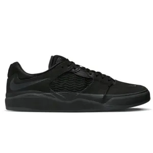 Nike SB Ishod Wair Premium Skateboard Shoe - Black/Black-Black-Black