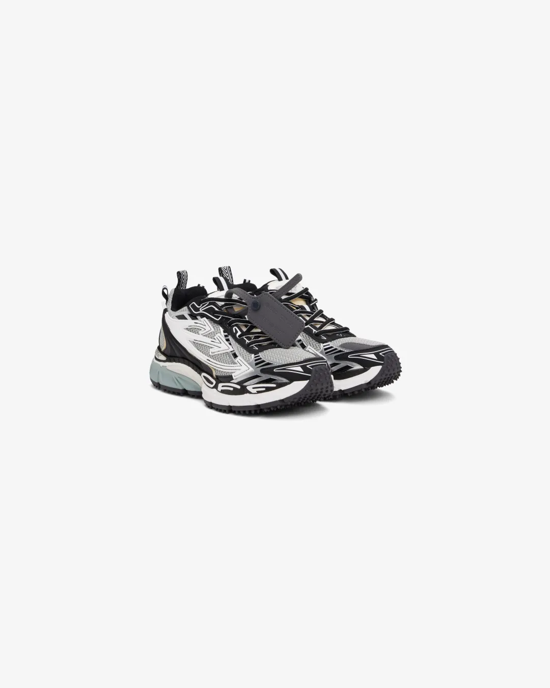 Off-White Virgil Abloh Sneaker ‘Be Right Back - Silver/Black‘ Sneakers