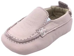 Old Soles Girl's and Boy's Pink Baby Boat Shoes