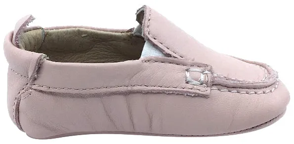 Old Soles Girl's and Boy's Pink Baby Boat Shoes