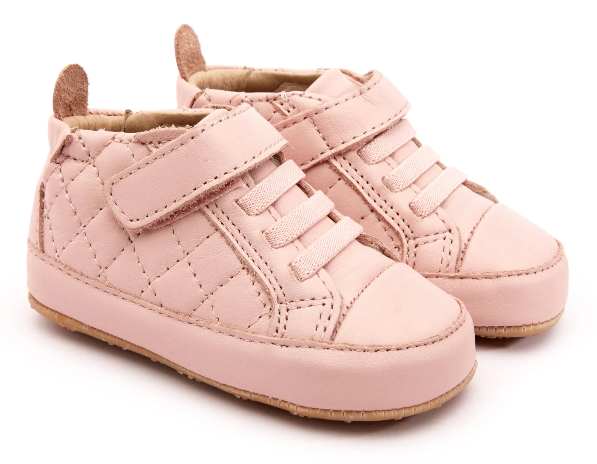 Old Soles Girl's Quilt Bambini Shoes - Powder Pink