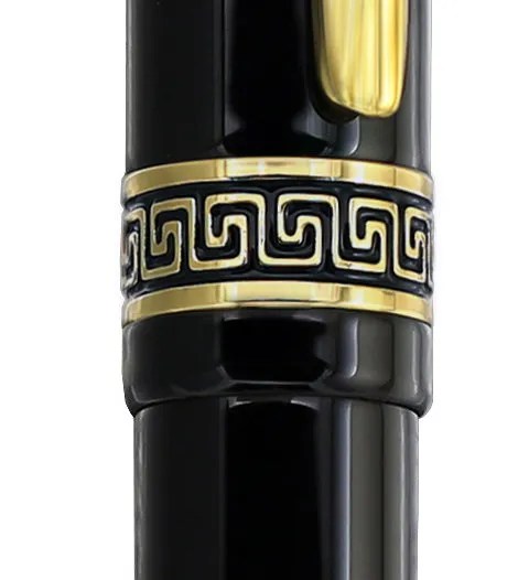 Phantom Hand-Enameled Brass Ballpoint Pen - Classic Black