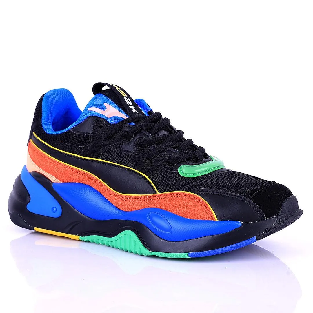 PM Future Rider Lace Up Multi Coloured  Sneaker