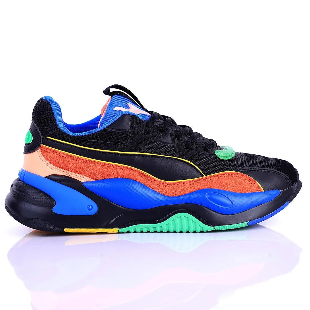 PM Future Rider Lace Up Multi Coloured  Sneaker