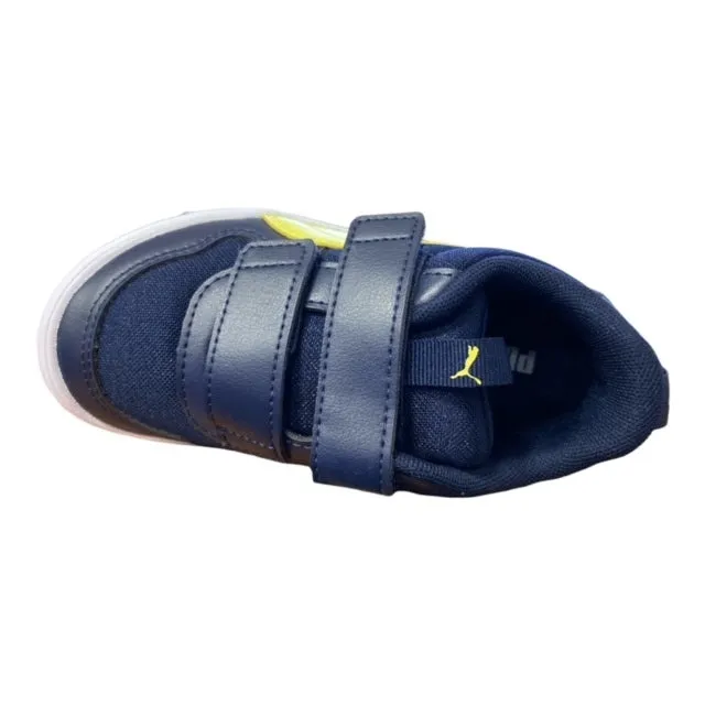 Puma scarpa da ginnastica da bambino Multiflex Mesh V Ps 380845 05 blu-limone