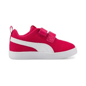 Puma sneakers da bambina con chiusura con strappo Courtflex V2 Mesh V Inf 371759 11 fucsia