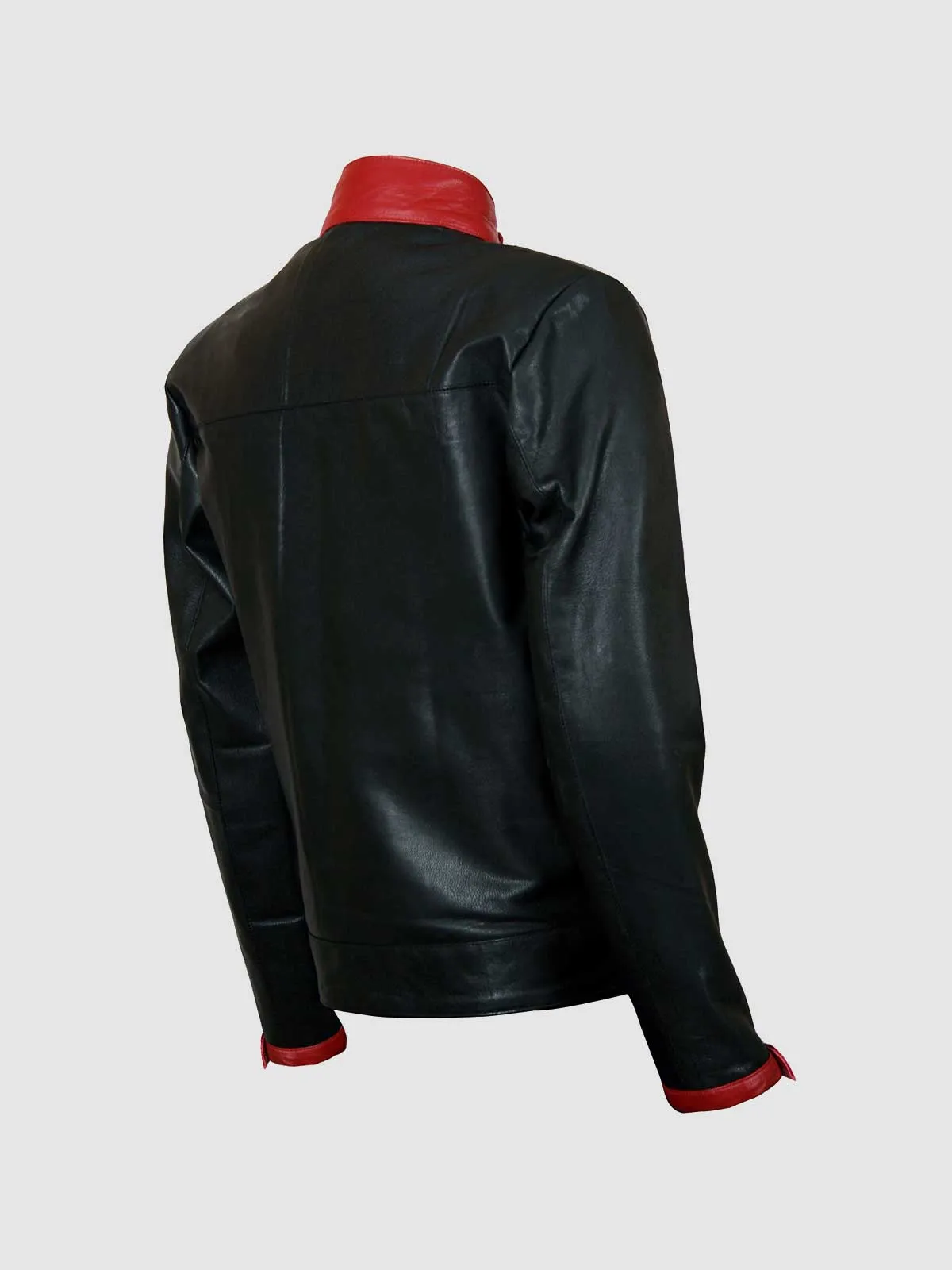 Red & Black Biker Jacket