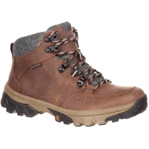 Rocky Women's Endeavor Point 5" WP Outdoor Hiking Boot- Brown- RKS0301