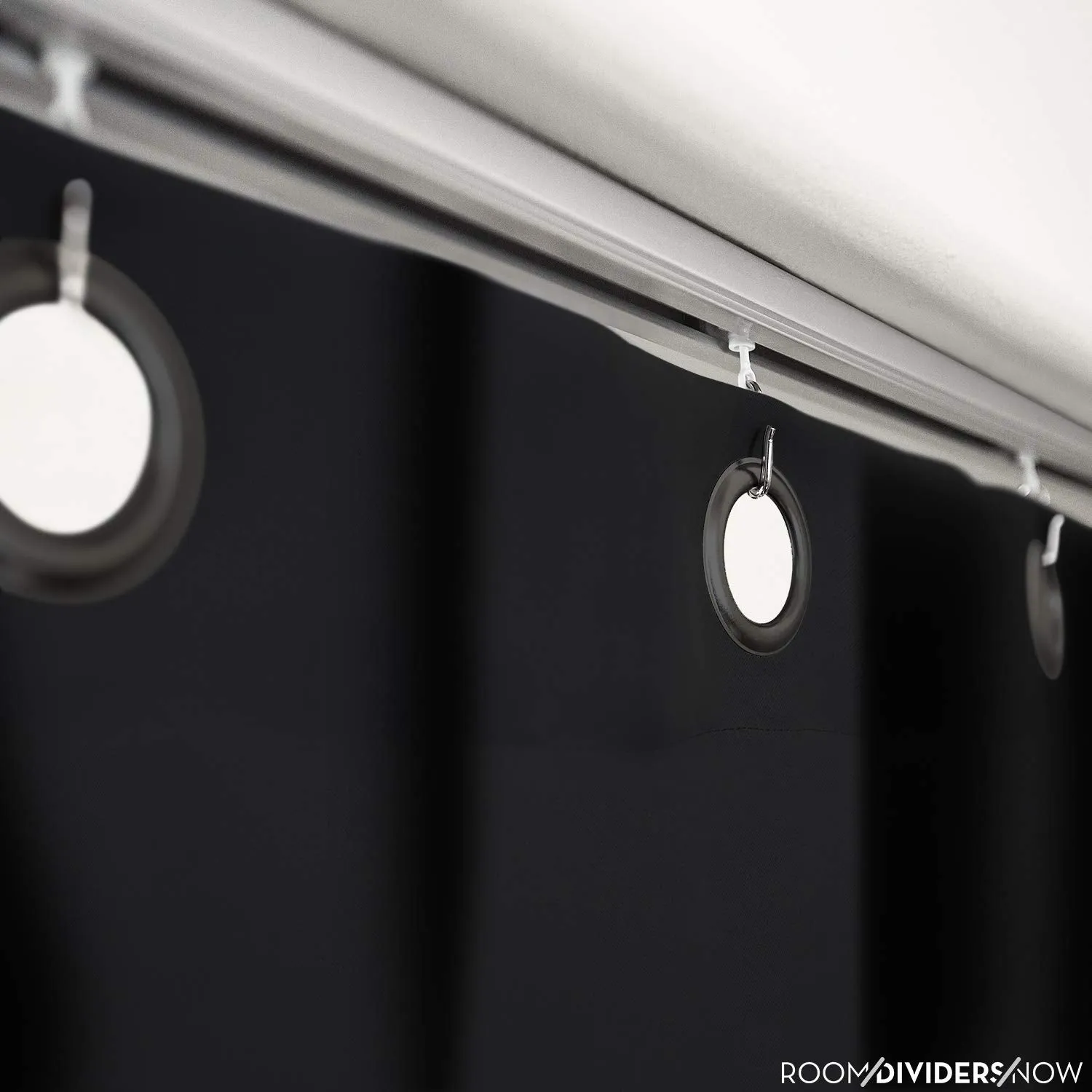 Room/Dividers/Now Ceiling Track Room Divider Kit - Midnight Black