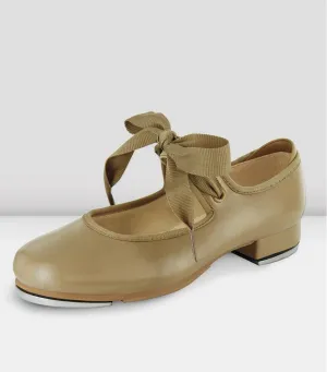 S0350G - Bloch Tan - Girls Annie Tyette Tap Shoe - Select Size