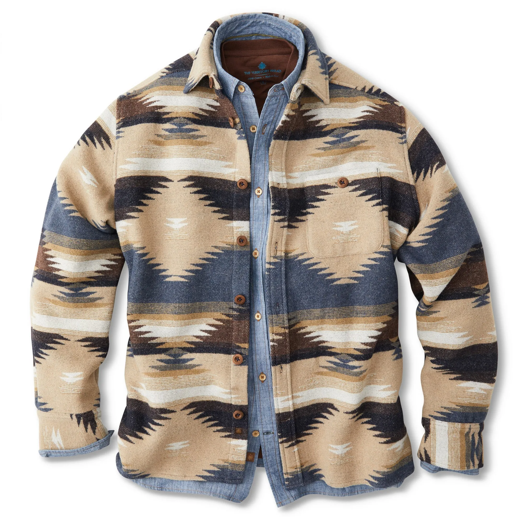 Sierra Madre Wool Blanket Overshirt