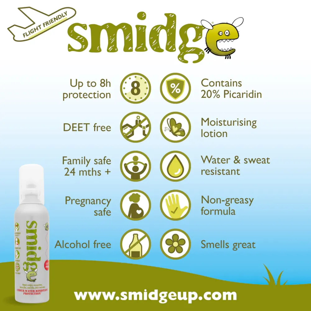 Smidge Midge and Insect Repellent Spray