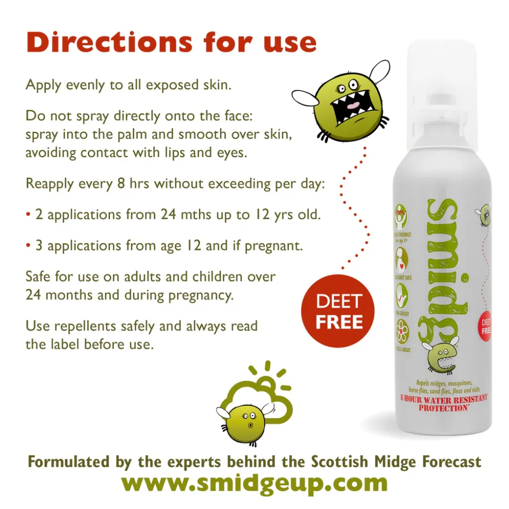 Smidge Midge and Insect Repellent Spray