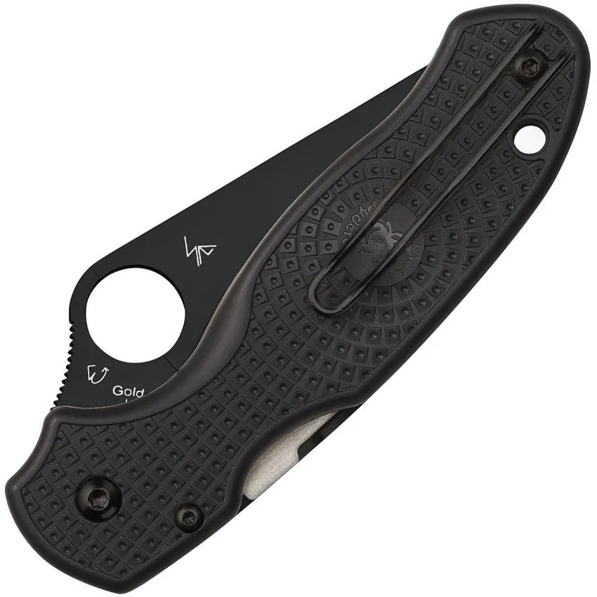 Spyderco Para 3 Lightweight C223PBBK Compression Lock Knife FRN (2.92" DLC CTS BD1N)