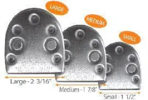 Steven's Clogging Supplies - Buck Taps Nail-On - Child/Adult (446/447/448)