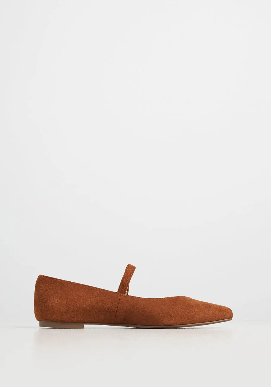 Suede Persuasion Ballet Flat