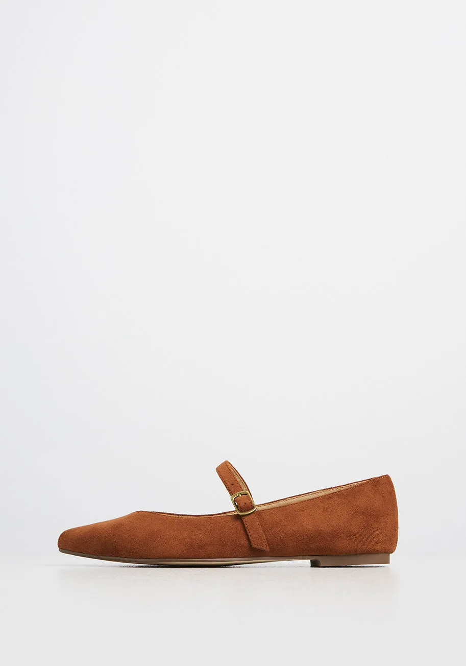 Suede Persuasion Ballet Flat