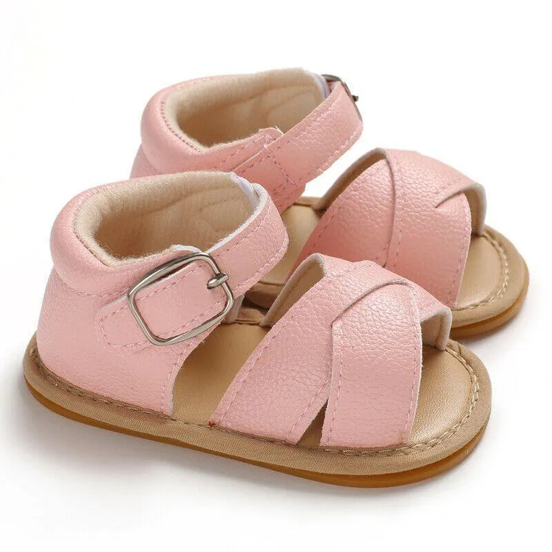 Toddler Baby Boy Girl Sandals Newborn Children Leather Casual Shoes TCSCOS25