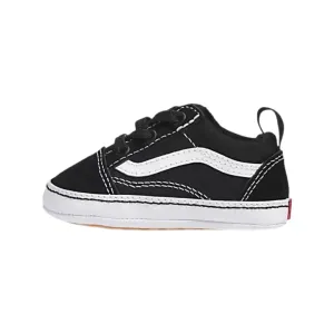 Vans Old Skool Crib Bootie Black White