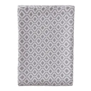 Viana Cotton Quilt [Grey/White]