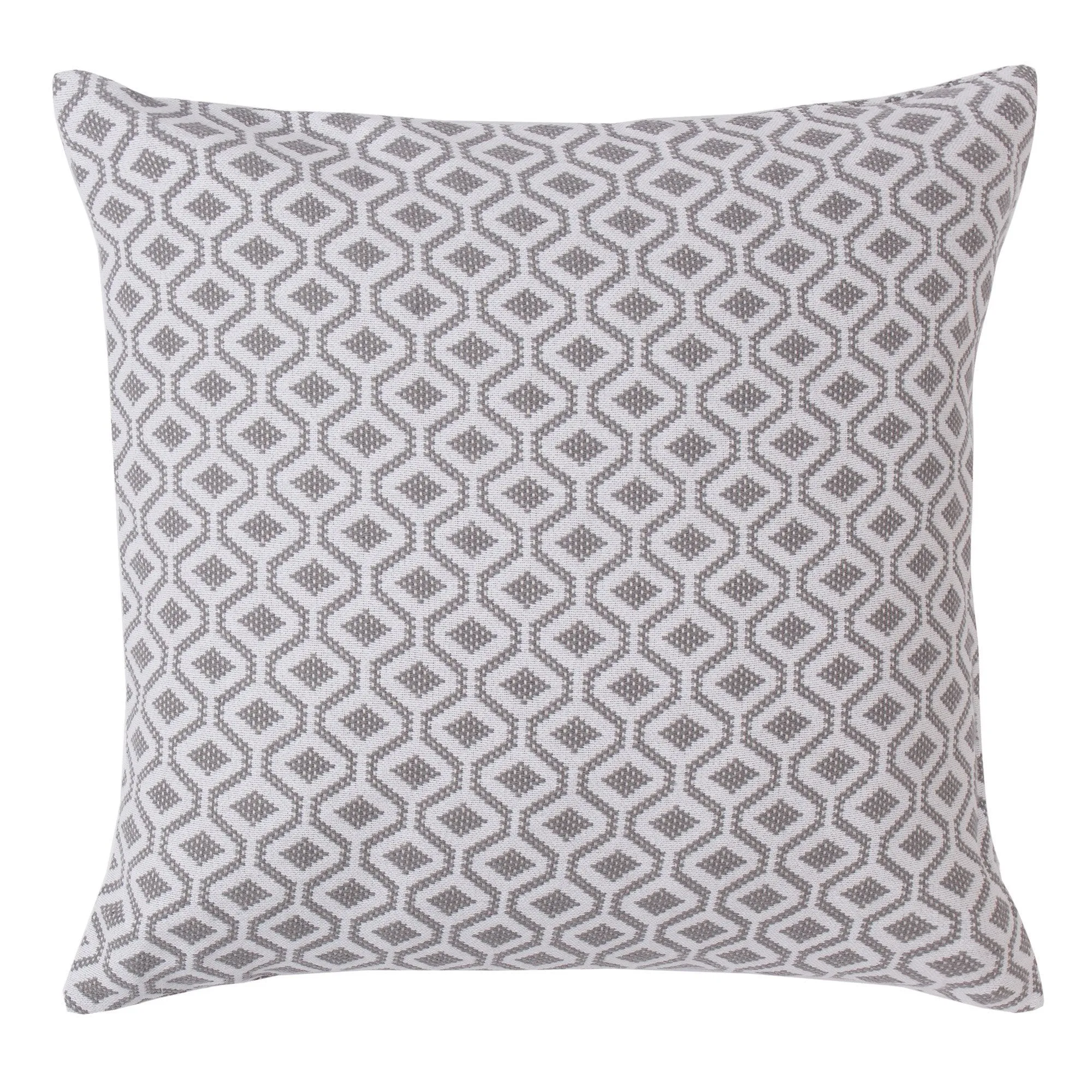 Viana Cotton Quilt [Grey/White]