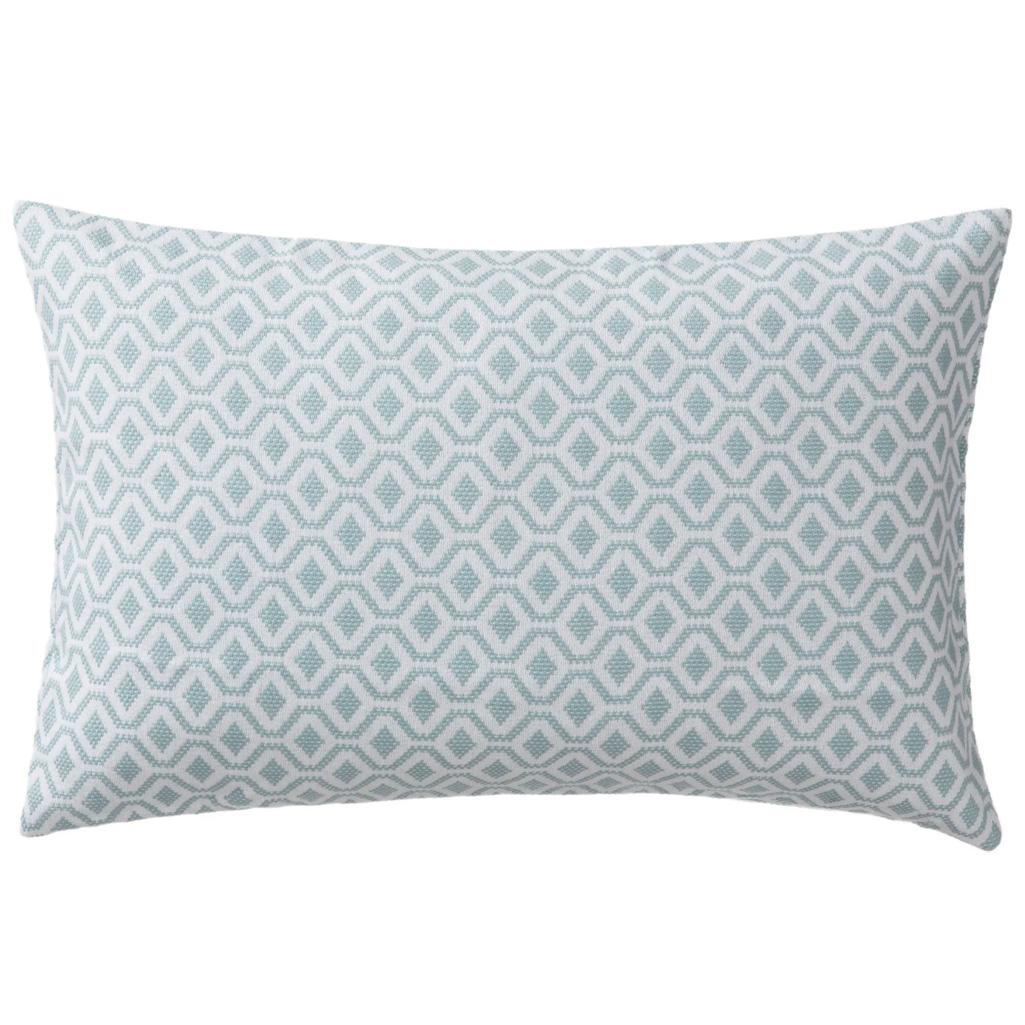 Viana Cushion Cover [Grey green/White]