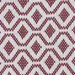 Viana Cushion Cover [Raspberry rose/White]