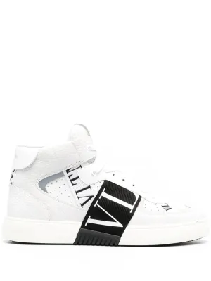 VL7N mid-top leather sneakers