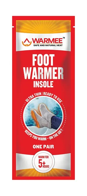 Warmee Insole Type Air Activated Ready To Use Foot Warmers Free Size (Pack of 3 Pairs)